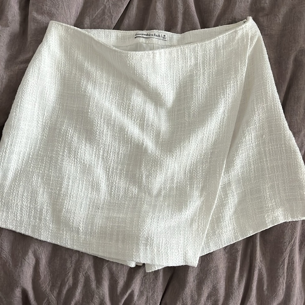 Abercrombie and Fitch Tweed Wrap Mini Skort